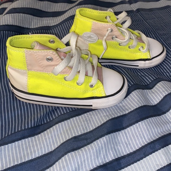 Converse Neon colorblock high tops - Picture 4 of 4